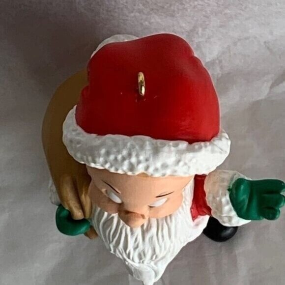 Hallmark Keepsake Ornament Vintage 1993 Elmer Fudd with Santa Sack Original box - Picture 6 of 11